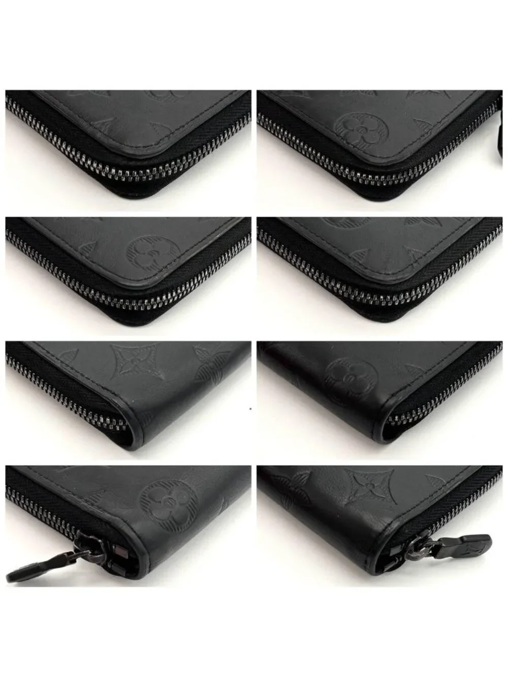 Louis Vuitton Wallet Zippy Monogram Shadow Black